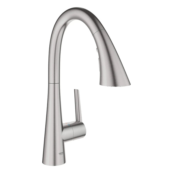 Grohe Zedra Single-Handle Pull Down Triple Spray Bar Faucet 6.6 L/min (1.75 gpm)