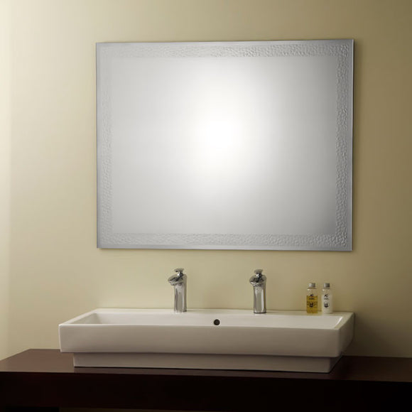 Laloo Faux Cloud Relief Framed Mirror