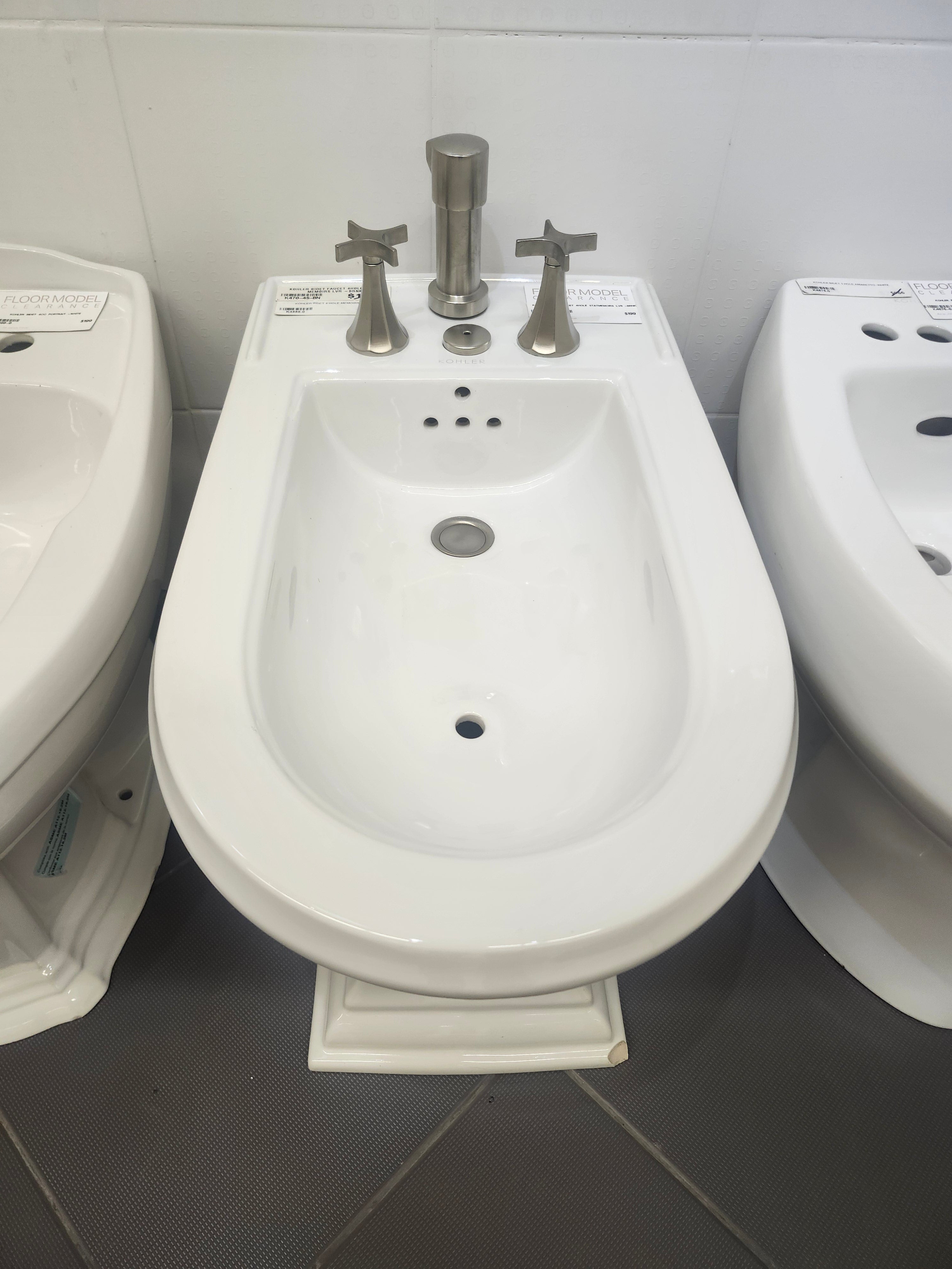 Toilet Kohler Kohler Memoirs Toilet - Comfort Height Elongated Bowl 1.28GPF  (White) Shallow Depth Toilet, image size:3000x4000