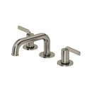Riobel Authentica Widespread Bathroom Faucet with Low Spout & Push Drain-3