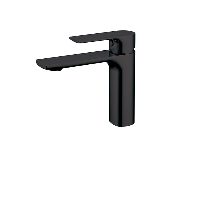 Aquabrass 15014 Single-Hole Lavatory Faucet – Contemporary Brass Bathroom Fixture - 0