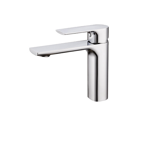 Aquabrass 15014 Single-Hole Lavatory Faucet – Contemporary Brass Bathroom Fixture