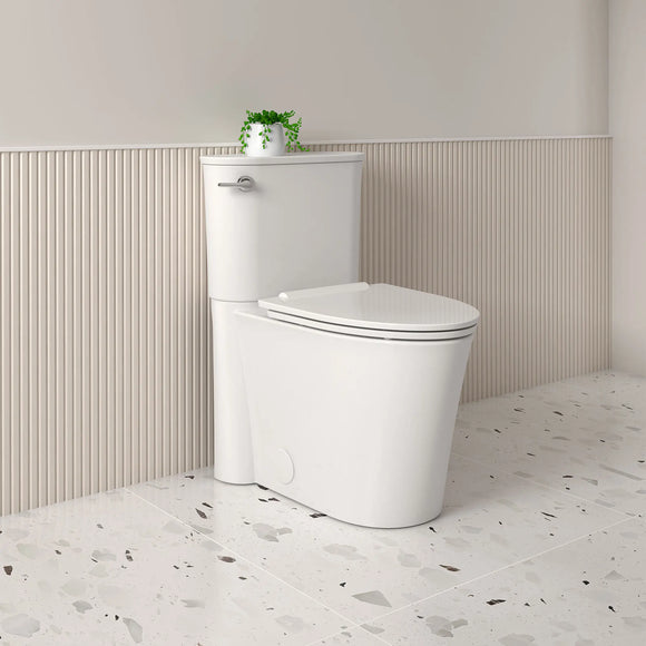 Studio S Skirted Two-Piece 1.28 gpf/4.8 Lpf Chair Height Elongated Toilet With Seat
