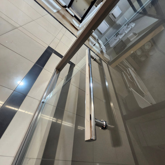 Vida Escape 2 Two Panel Shower Door 60 x 75 Inventory Clearance Includes Hardware as is