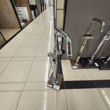 Riobel Momenti X Floormount Tub Filler Trim Only Floormodel Clearance As Is N Side