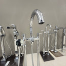 Riobel Cradel Floormount Tub Filler Floormodel Clearance As Is N Side Trim Only-4