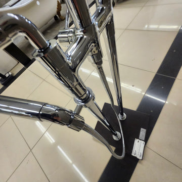 Riobel Riu Floormount Tub Filler Trim Only Floormodel Clearance As Is N Side - 0