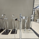 Riobel Tub Fill Trim Only Floormount Clearance As is N Side-4