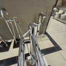 Riobel Tub Fill Trim Only Floormount Clearance As is N Side-10