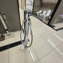 Aquabrass Nu Floormount Tub Filler Chrome Floormodel As Is N Side-2