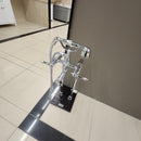 Riobel Traditional Freestanding Tub Filler with Hand Shower – Chrome Floormodel Clearance As Is N Side-1