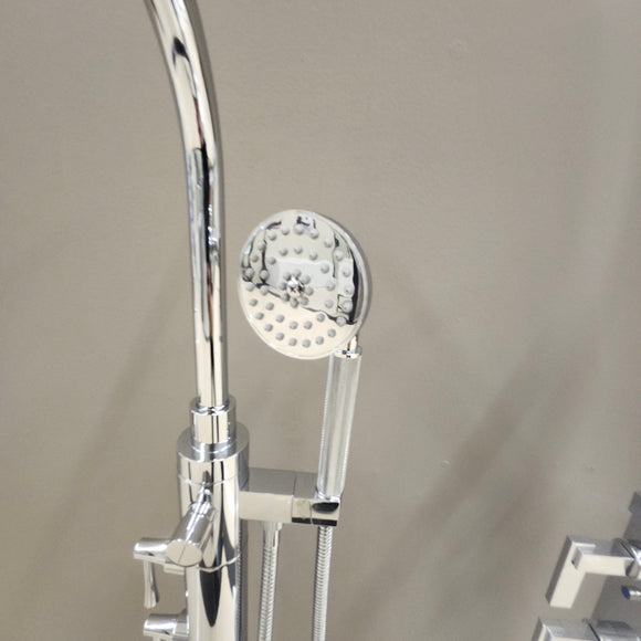 Unity Axent Flair Roman Deckmount Tub Filler Floormodel Clearance as is N Side