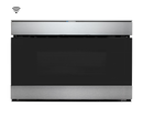 Smart with, 24” Built-In Microwave Drawer in Stainless Steel and Black Glass with "Easy Wave Open" Motion Sensor-1