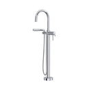 Riobel Authentica Thermostatic Floor Mount Tub Filler with Hand Shower Trim-1