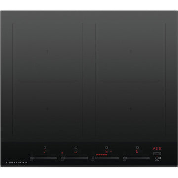 Fisher & Paykel 24-inch Built-in Electric Induction Cooktop with 4 Cooking Zones CI244DTB4