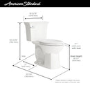 Estate VorMax Two-Piece 1.28 gpf/4.8 Lpf Chair Height Elongated Toilet less Seat-3