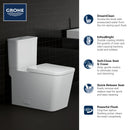 Eurocube Two-Piece Elongated Dual Flush Toilet-5