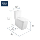 Eurocube Two-Piece Elongated Dual Flush Toilet-6