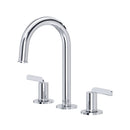 Riobel Authentica Widespread Bathroom Faucet with C-Spout & Push Drain-1