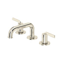 Riobel Authentica Widespread Bathroom Faucet with Low Spout & Push Drain-2