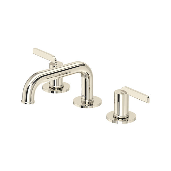 Riobel Authentica Widespread Bathroom Faucet with Low Spout & Push Drain