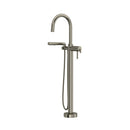 Riobel Authentica Thermostatic Floor Mount Tub Filler with Hand Shower Trim-2