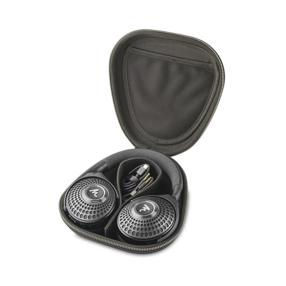 Focal Bathys MG Wireless Noise-Cancelling Hi-Fi Headphones - Graphen Grey case and items