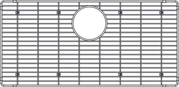 Blanco Ikon 27x13 Bottom Grid