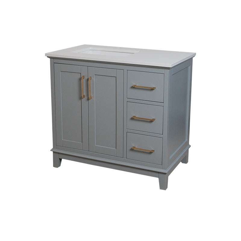 Buy light-grey Vida Madison Floormount Vanity