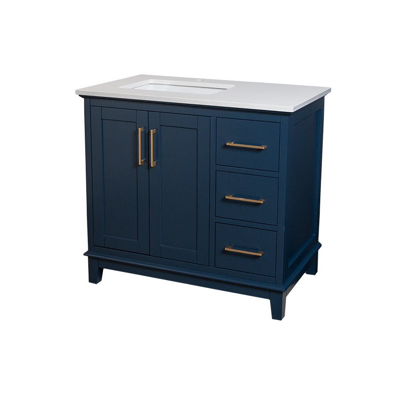 Buy navy Vida Madison Floormount Vanity