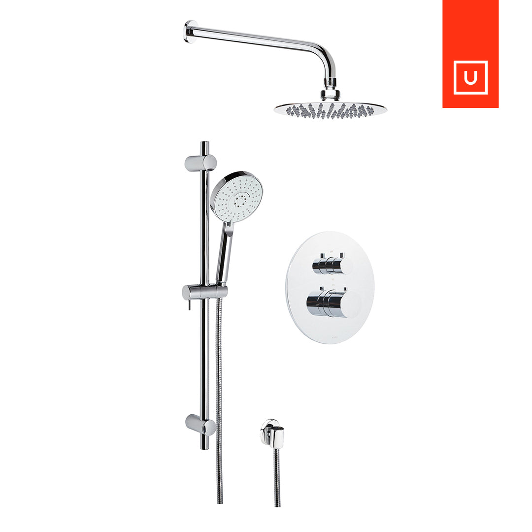 Unity Aura Elita Thermostatic Shower Kit - 0