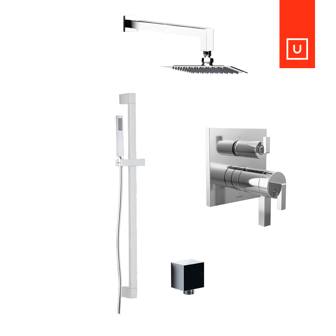 Unity Brizo Frank Lloyd Thermostatic Shower Kit - 0