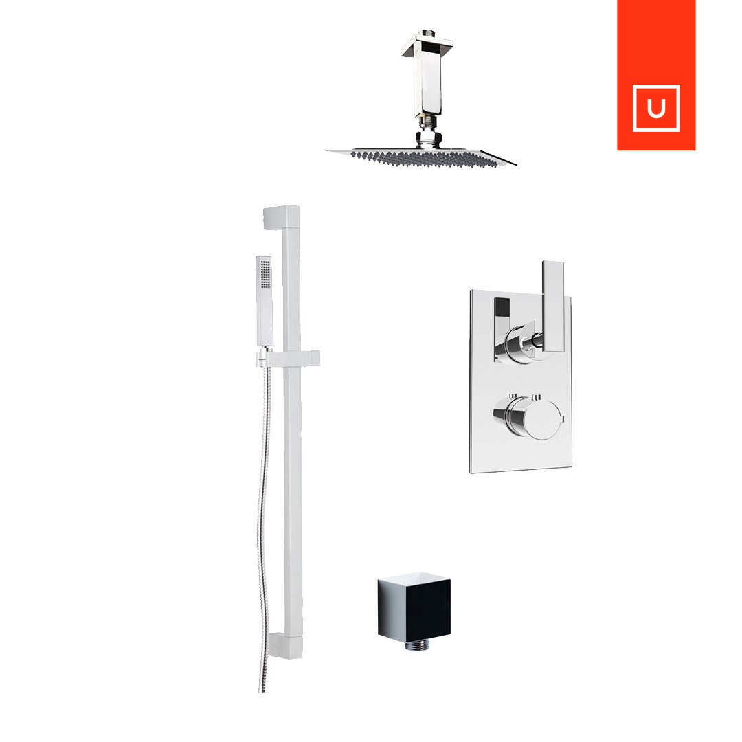Unity Rubi Kali Thermostatic Shower Kit - 0