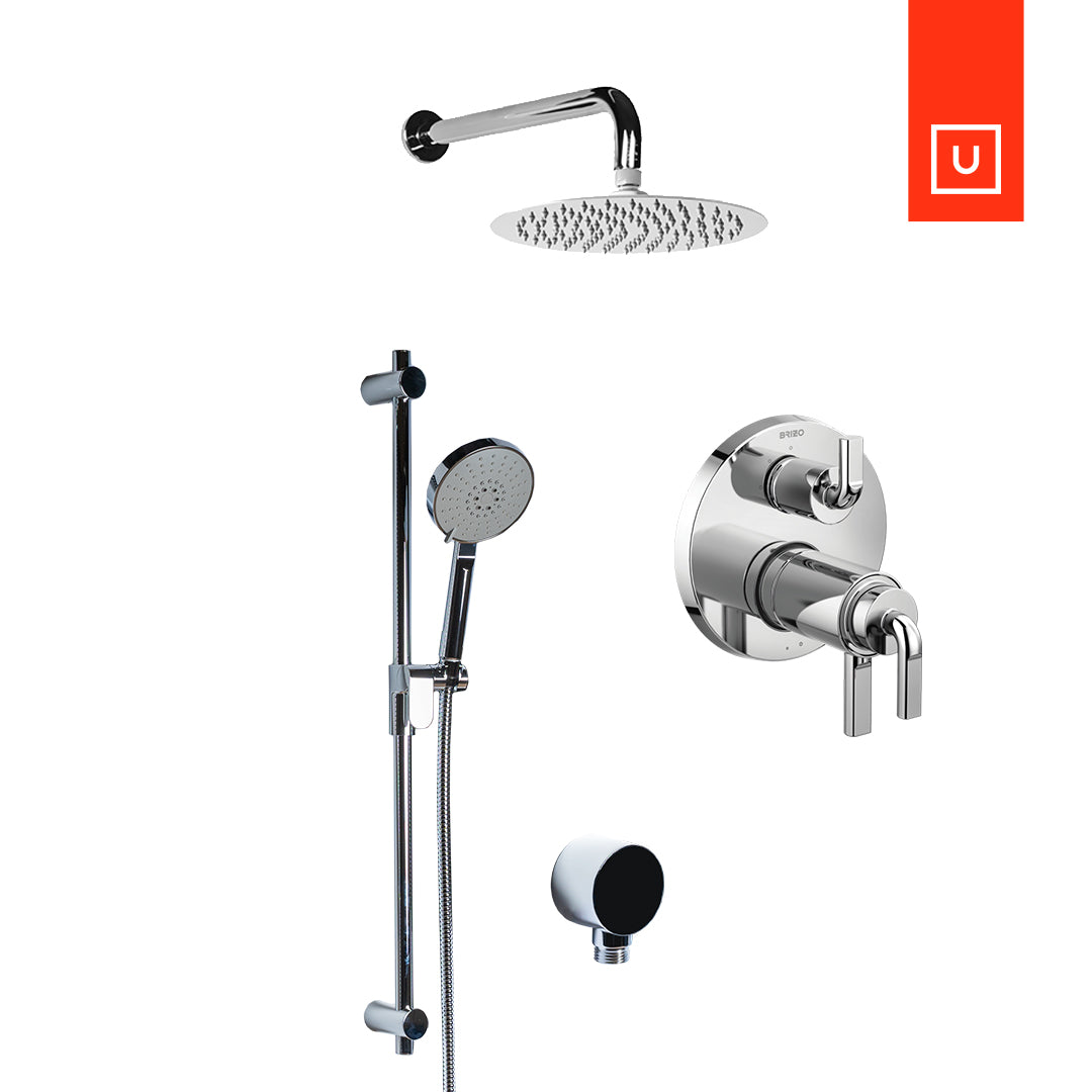 Unity Brizo Litze Notch Thermostatic Shower Kit - 0