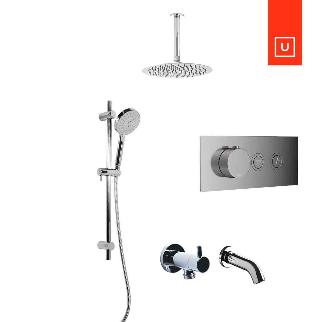 Unity Rubi On Thermostatic Shower Kit - 0