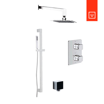 Unity Alt Riga Thermostatic Shower Kit - 0