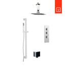 Unity Aquabrass Square Thermostatic Shower Kit-2