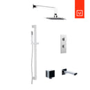Unity Aquabrass Square Thermostatic Shower Kit-14