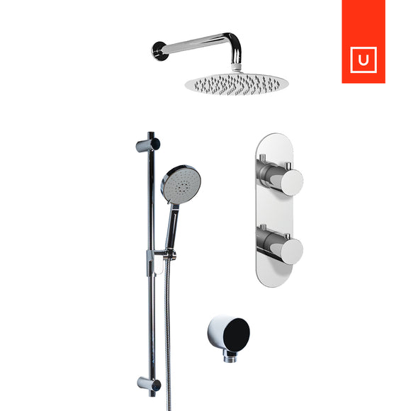 Unity Cabano Volero Thermostatic Shower Kit