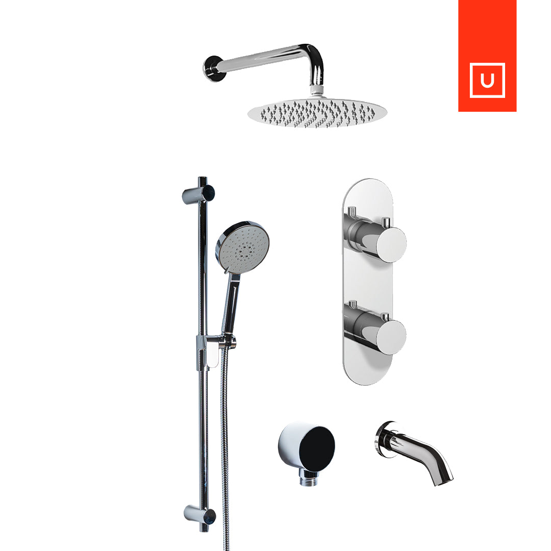 Unity Cabano Volero Thermostatic Shower Kit