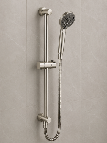 Vida Slide Bar Shower Accessory With 5 Function Hand Held Shower and Top Inlet C180 Series