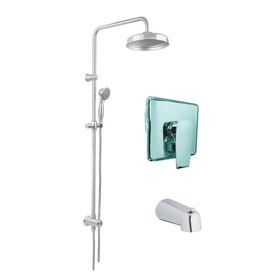Carre Pressure Balance Shower Kit - 0