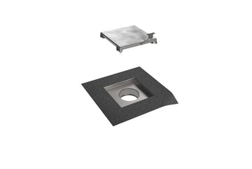 Easy Drain Aqua Jewels Stone Point Drain (4" x 4" / 6" x 6") Inventory Clearance