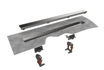 Easy Drain Modulo Stone Tile-In Linear Drain Trim (MBNAT Series) Inventory Clearance - 0