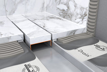 Easy Drain Modulo Stone Tile-In Linear Drain Trim (MBNAT Series) Inventory Clearance