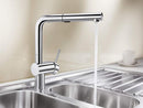 BLANCO LINUS-S Vario Pull-Out Kitchen Faucet - Chrome - 526365 Inventory Clearance New in Box-3
