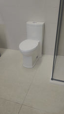 American Standard Boulevar 1pc Elongated Dual Flush Right Height 2891200020 Toilet Floormodel as is m5-1