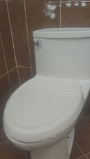 American Standard 1pc Elongated Toilet Floormodel Clearance as is (H9)2403128020-14