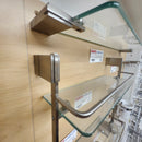 Vida 940 Series Double Glass Shelf Bathroom Accessory Floormodel Sold As is-7