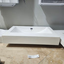 25 x 17 Square Vanity Countertop Sink Floormodel as is i15-2